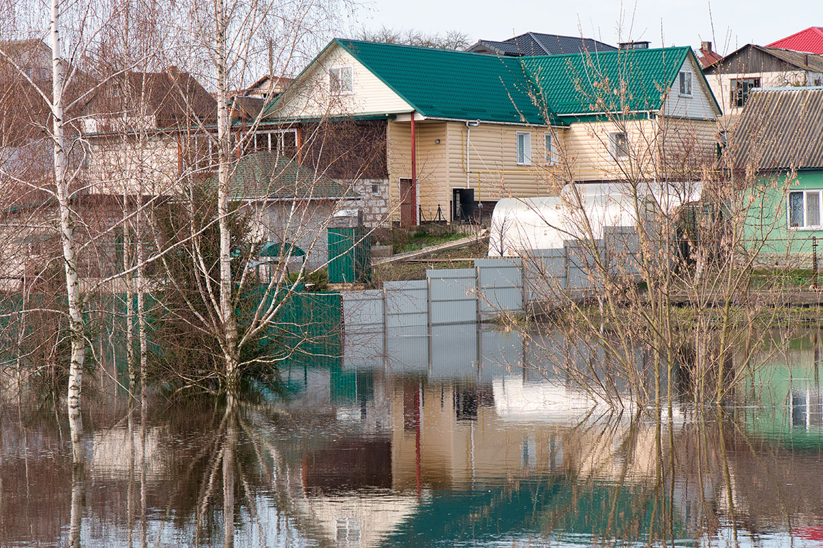Дома и дворы оказались под водой в Брестской и Гомельской областях – МЧС