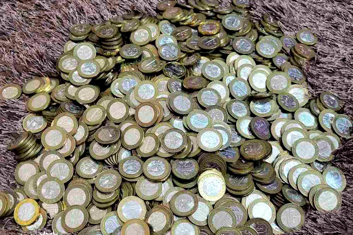 На черный день: белоруска собрала пять килограмм монет