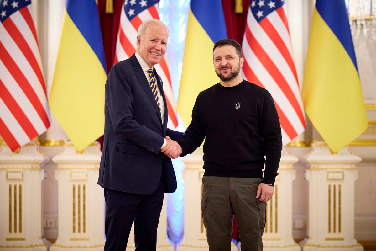 Президент США Джо Байден прибыл в Киев и встретился с Зеленским