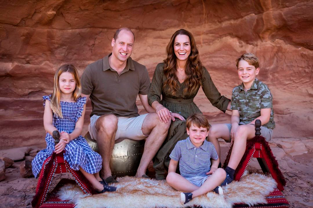 Принц Уильям поделился фотографией с детьми по случаю Дня отца