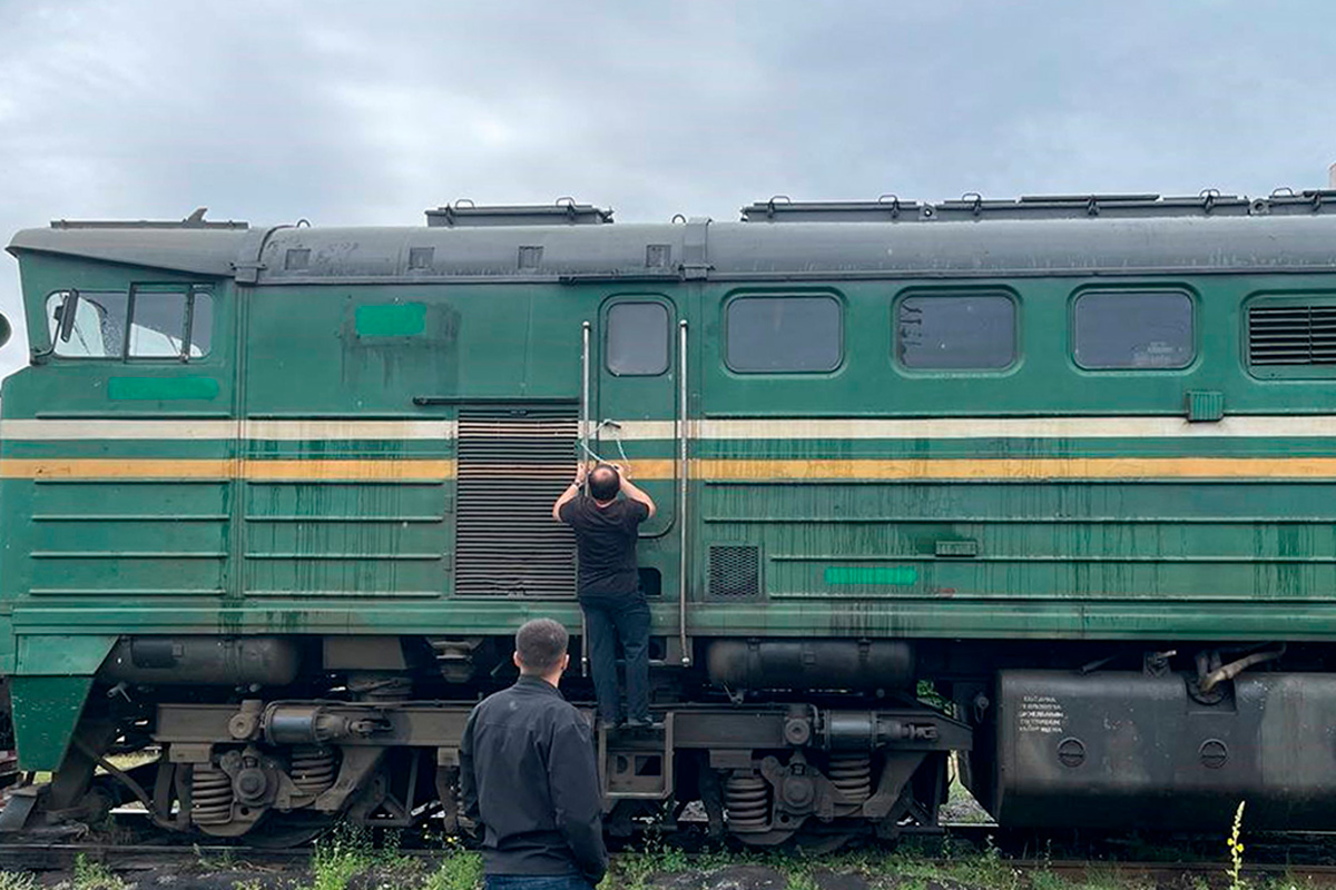 Белорусские локомотивы арестовали в Украине