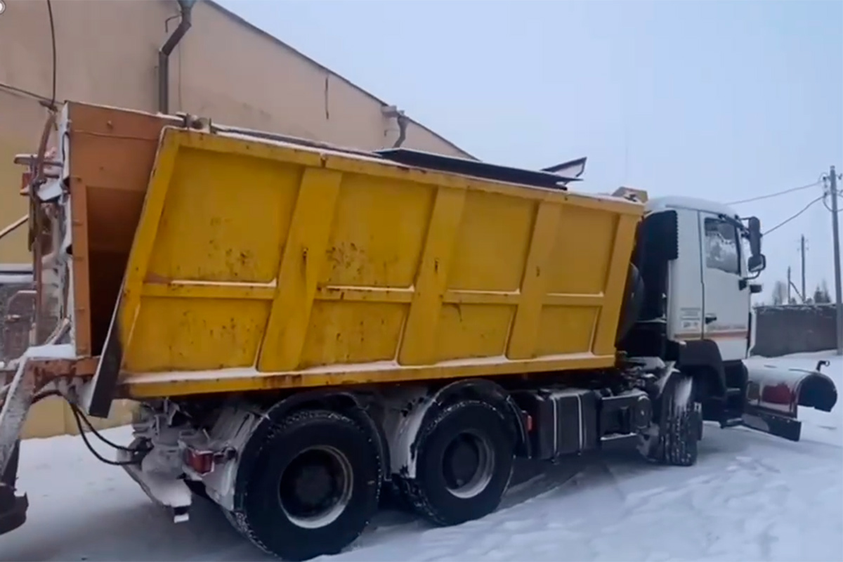 В Дрибине погиб водитель снегоуборочной машины