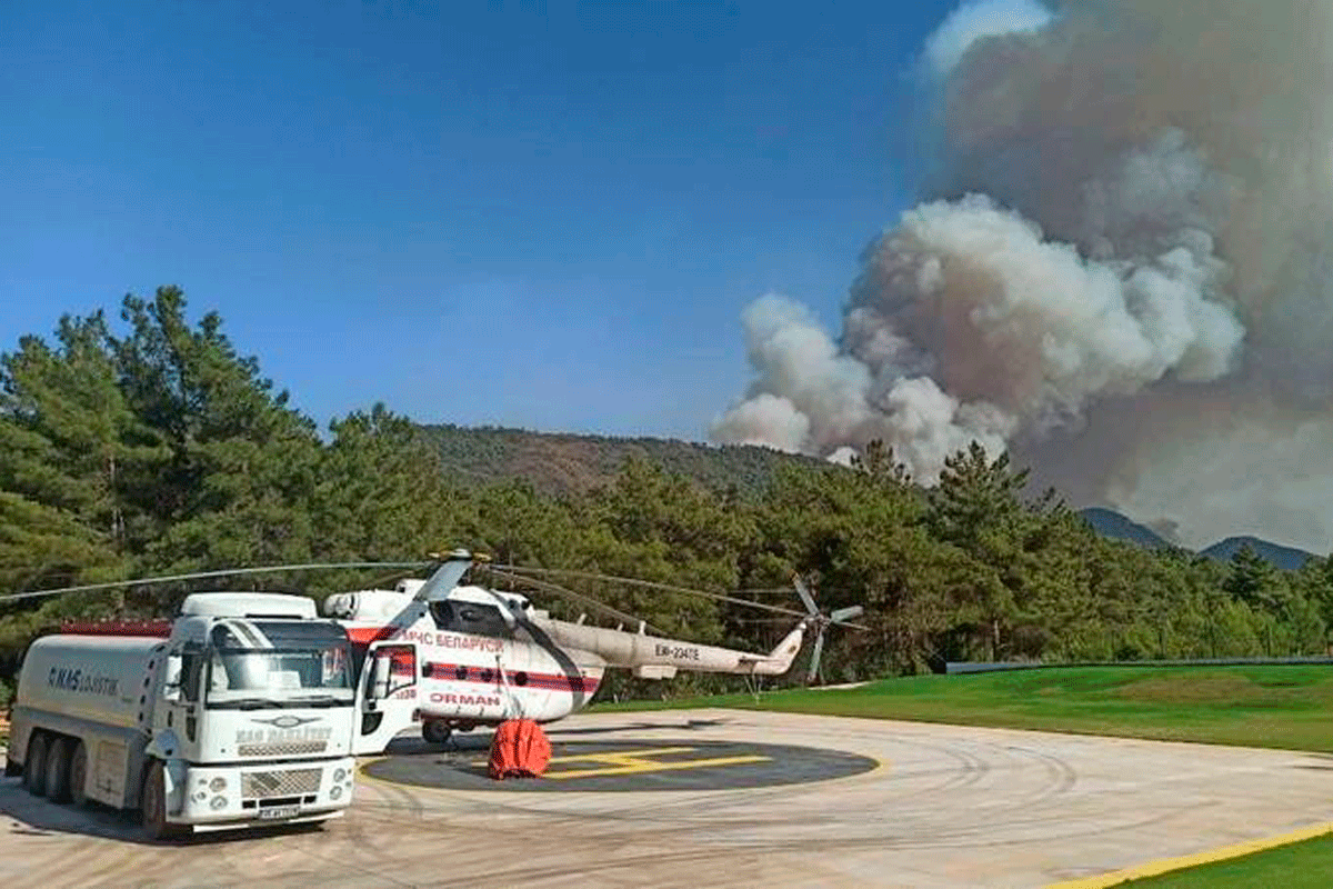 Белорусские спасатели отправились в Турцию помогать тушить пожары
