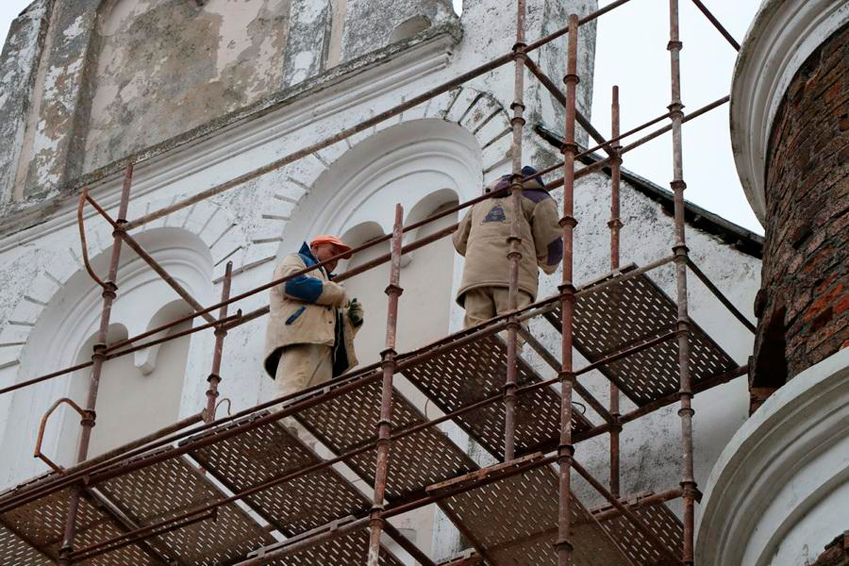 На Щучинщине реставрируют храм Рождества Пресвятой Богородицы