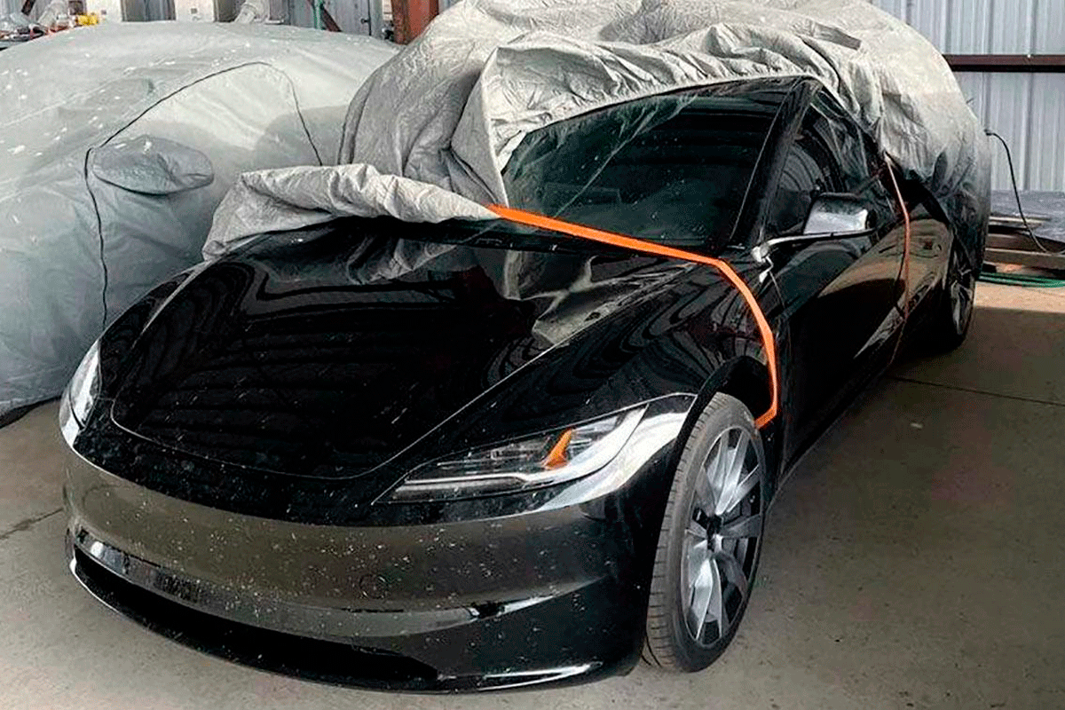Обновленную Tesla Model 3 рассекретили до премьеры