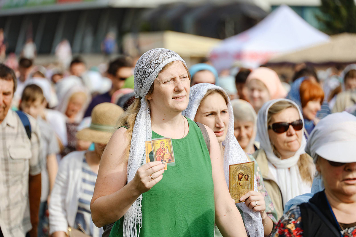 Всебелорусский крестный ход завершился в Минске – фотофакт