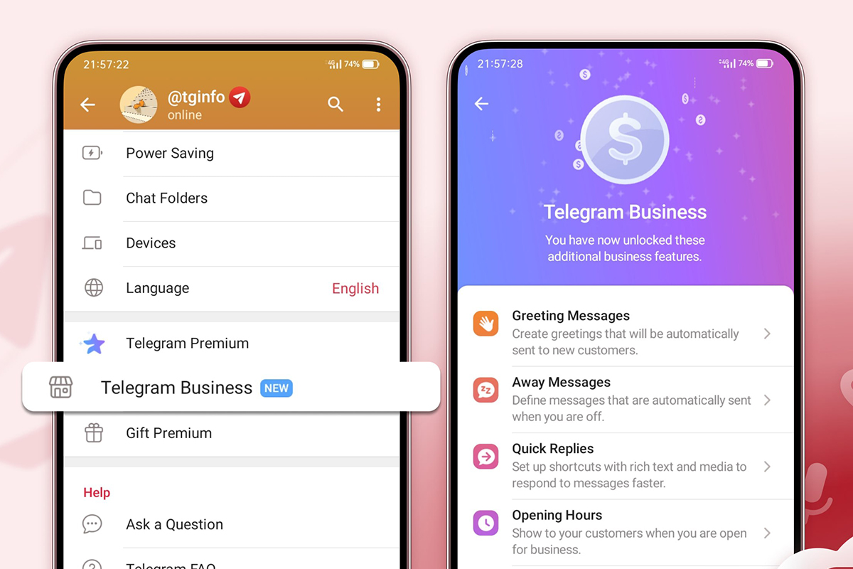 В Telegram анонсированы новшества для развития бизнеса