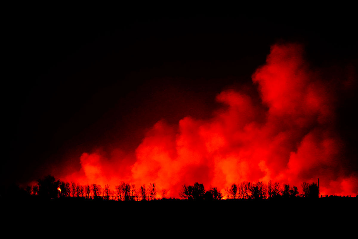 Природный пожар в штате Техас охватил миллион акров земли, есть первые жертвы