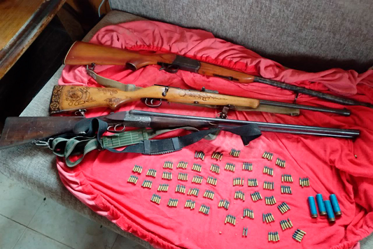 Житель Брестской области хранил дома арсенал оружия