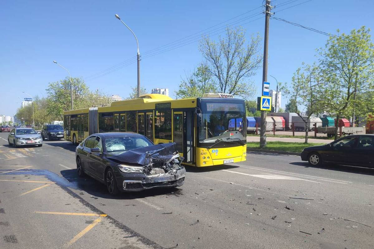ДТП с участием нетрезвого водителя случилось в Минске